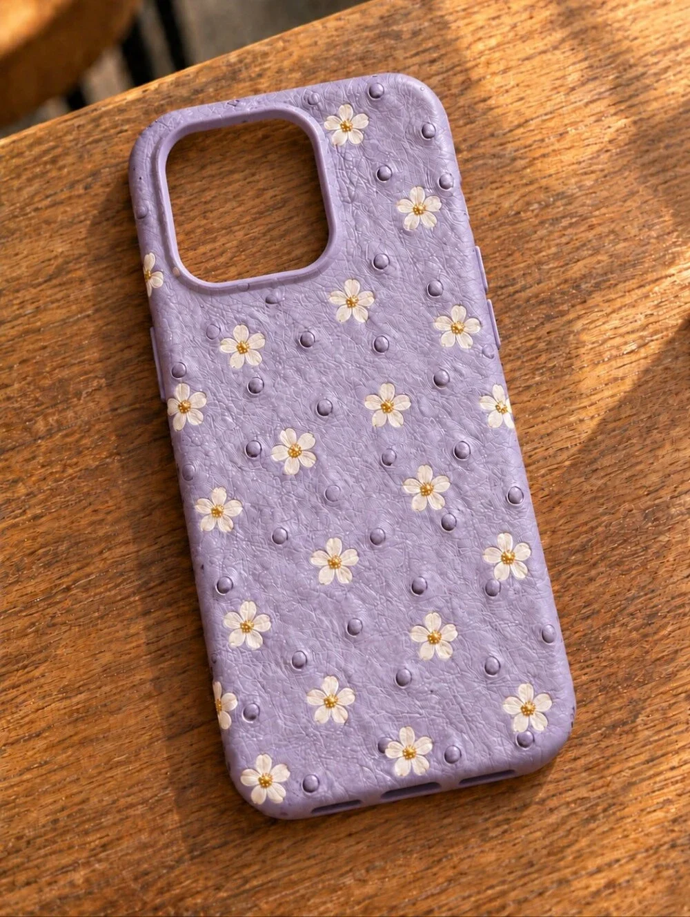 Apple Lavender Daisy iPhone Case